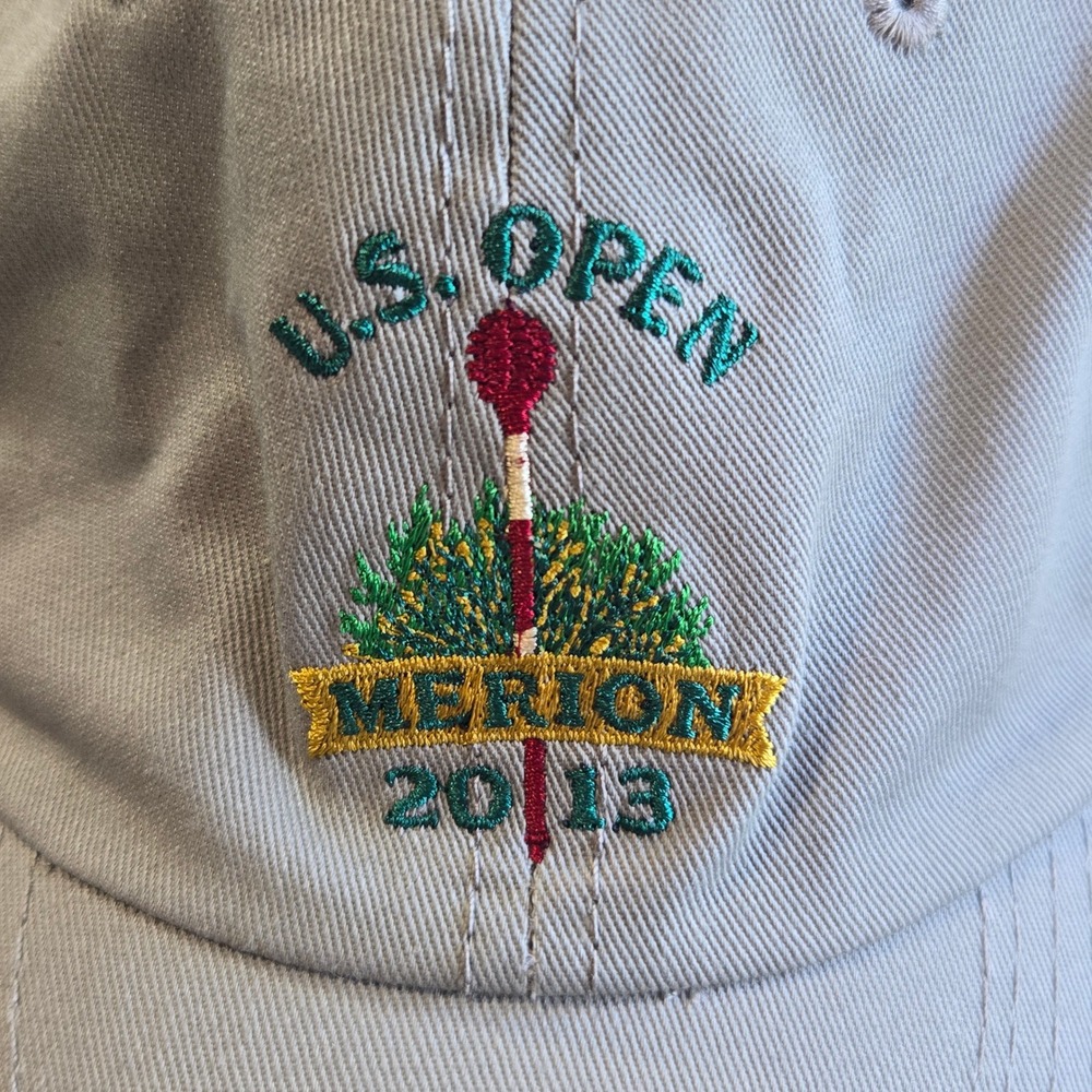 USGA Baseball Cap Unisex OS Khaki 2013 U.S. Open Merion Member Embroidered Hat